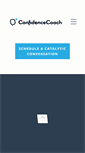 Mobile Screenshot of confidencecoach.org