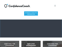 Tablet Screenshot of confidencecoach.org